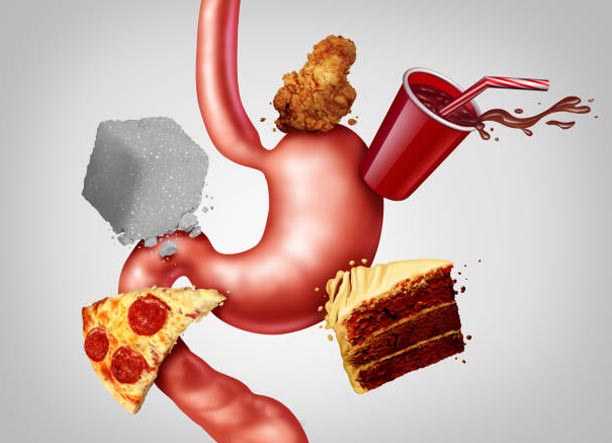 junk food vs liver health